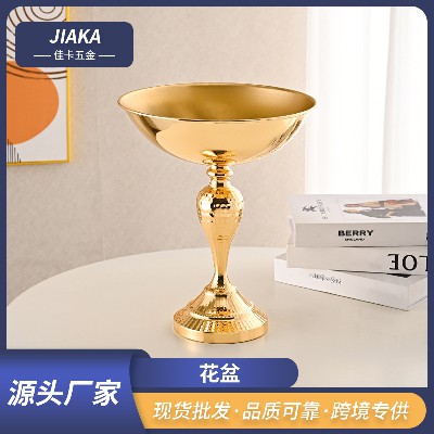 婚庆道具主桌花器欧式插花花器样板房桌面插花器摆件婚礼装饰品