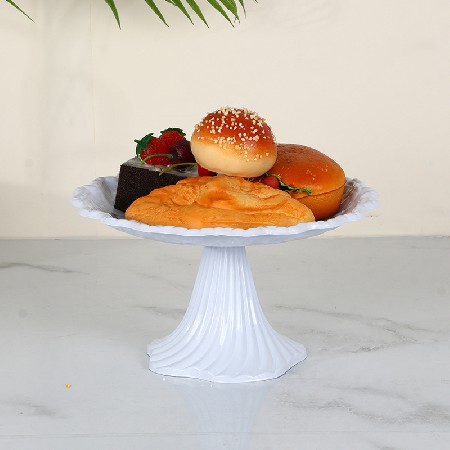 客厅果盘白色水果盘餐桌装饰盘子零食收纳盘糖果果干瓜子干果盘